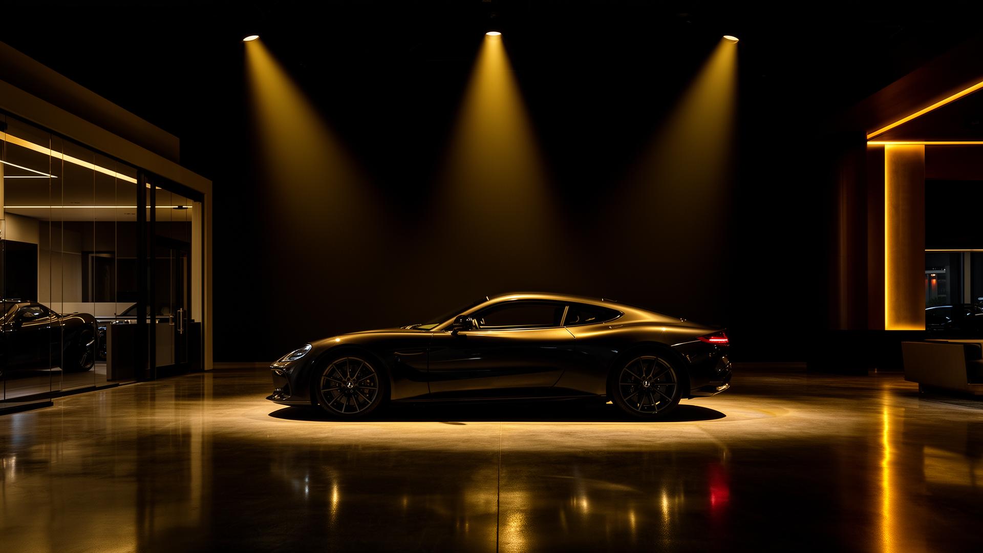 Premium car showroom